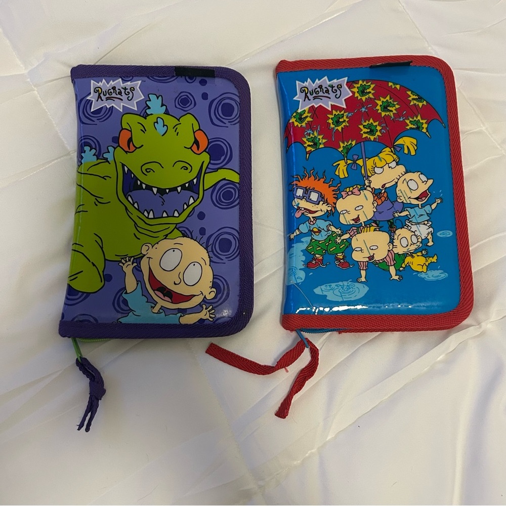 Stuart Hall Rugrats mini zipper binders